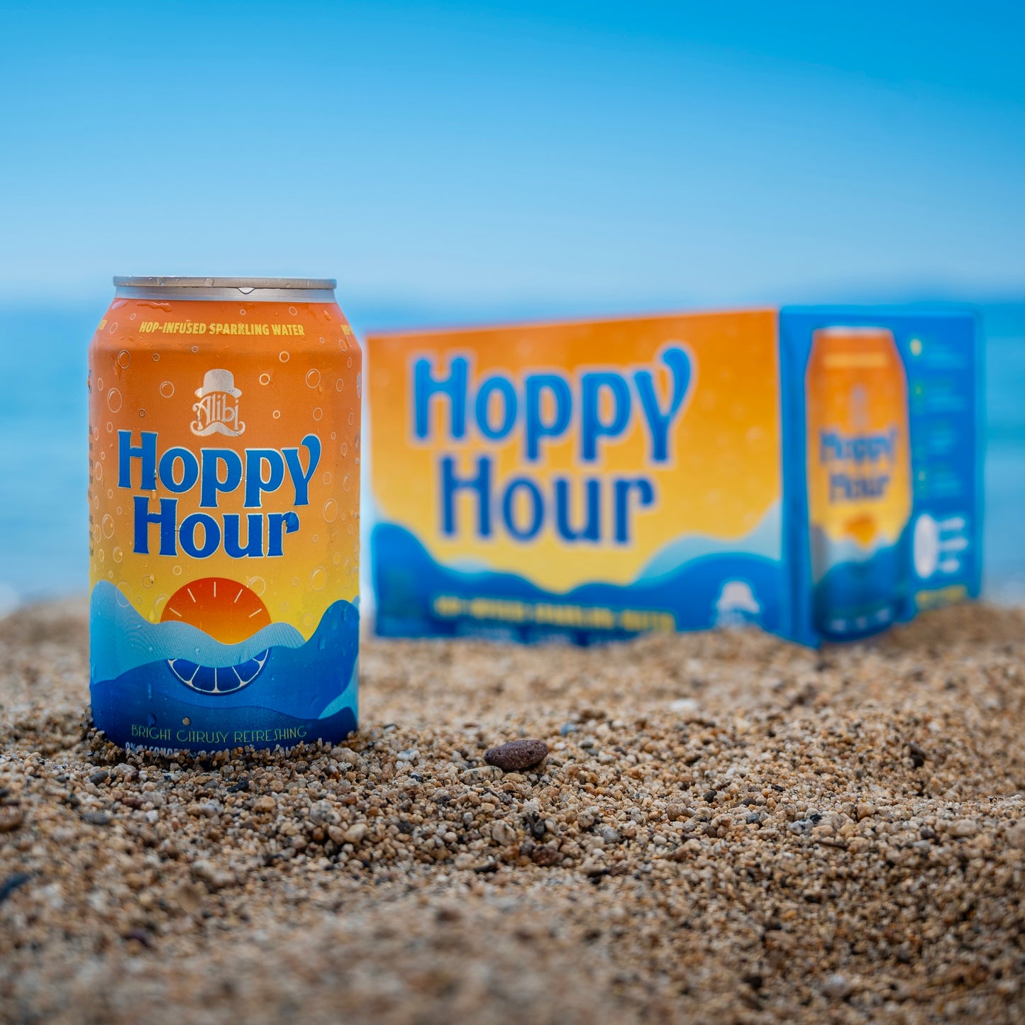 Hoppy Hour | Hop-Infused Sparkling Water with Adaptogens & Nootropics (Non-Alcoholic)