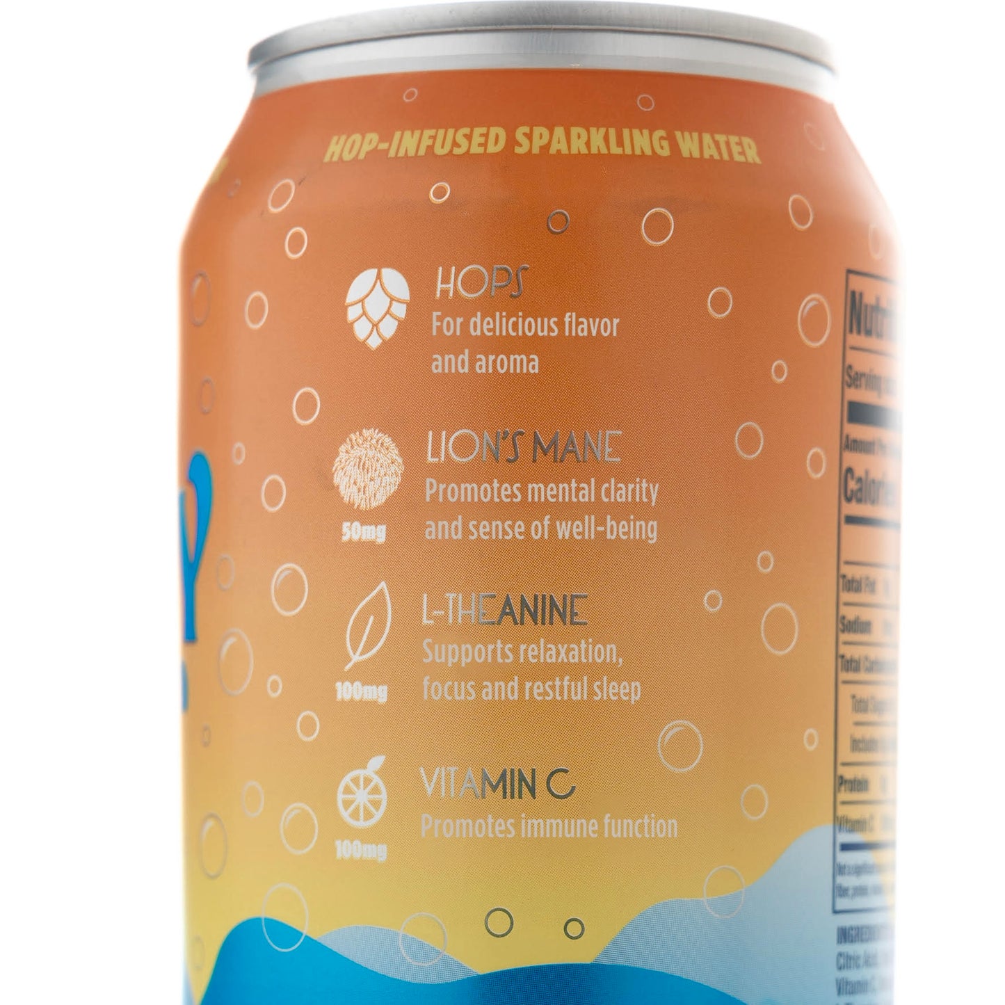 Hoppy Hour | Hop-Infused Sparkling Water with Adaptogens & Nootropics (Non-Alcoholic)